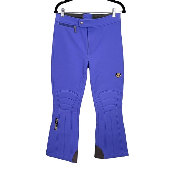 Descente Women's Purple Blue Snow Ski Sportswear Giselle Pants Size 34R